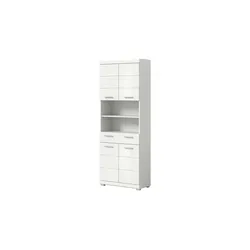 Hochschrank , weiß , Maße (cm): B: 74 H: 191