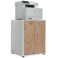 Moebel-dich-auf Druckerkommode TABOR Druckerschrank Druckertisch Aktenschrank 2-türig (BxHxT) 54x74x52