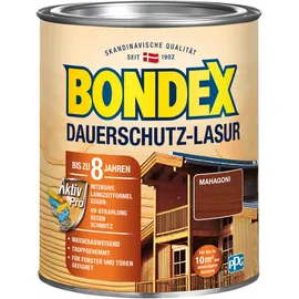 Bondex Dauerschutz-Lasur 750 ml mahagoni seidenglänzend