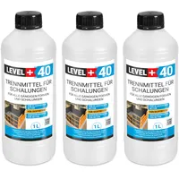 Level + Trennmittel 3L für Formen/Schalungen Gips/Beton verfärbungsfrei L+40 weiß
