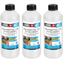 Level + Trennmittel 3L für Formen/Schalungen Gips/Beton verfärbungsfrei L+40 weiß