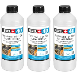 Level + Trennmittel 3L für Formen/Schalungen Gips/Beton verfärbungsfrei L+40 weiß