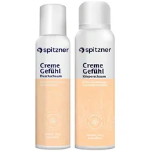 Spitzner Körperpflege-Set CremeGefühl, 2-tlg., 1x Duschschaum 1x Körperschaum