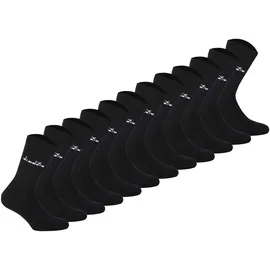 Diadora Socken 12er Pack Schwarz 39-42