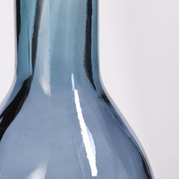 Mica Decorations Mica Flasche Rioja Glas hellblau 50 x 15 cm