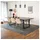 Home Deluxe Essgruppe Eckig AVENCIA inkl. U-Fuß - 240 x 120 cm Dark Oak, (7-tlg), MDF Esstisch mit U-Fuß & Esszimmerstühle für Esszimmer & Wohnzimmer beige