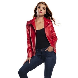 Rubie ́s Kostüm Riverdale Cheryl Blossom Jacke, Lizenzierte Jacke mit Gang-Aufdruck zur beliebten Fernsehserie rot M