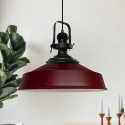 Bamyum Asletl Pendelleuchte Kastanienbraun Vintage