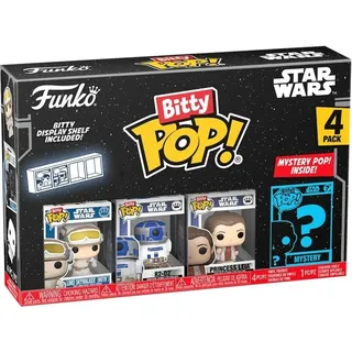 Funko Star Wars Bitty POP! Vinyl Figuren 4er-Pack Luke Skywalker Schlüsselanhänger One Size