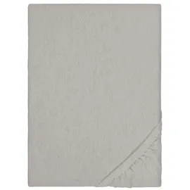 biberna 0841380 Melange-Flanell 140 x 200 - 160 x 200 cm sturmgrau