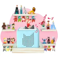 Tonie-Regal für Toniebox & Figuren, Wolke Magnetisches Wandhalterung Tonieregal für Tonie-Figuren, Kinderzimmer Deko & Aufbewahrung Tonieregal mit abgerundeten Ecken, Einfache Montage