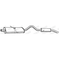 Walker Endschalldämpfer [Hersteller-Nr. 22453] für Chrysler