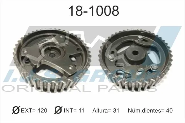IJS GROUP Zahnrad, Nockenwelle 181008 für DACIA