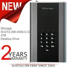 iStorage diskAshur DT2 4TB USB 3.1  (IS-DT2-256-4000-C-G)
