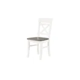 maison bleue Holzstuhl  Florian , weiß , Maße (cm): B: 45 H: 94 T: 43.0