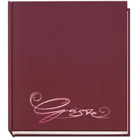 Veloflex Gästebuch Classic 205x240mm 144 Seiten aubergine