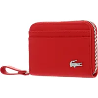 Lacoste Daily Lifestyle Zip Coin Wallet Haut Rouge