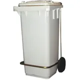 CombiSteel Pedalabfallbehälter 240 l Weiß