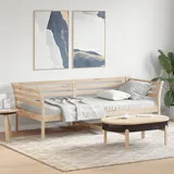 vidaXL Tagesbett, 100x200 cm Massivholz Kiefer