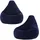 I.C.O.N. icon Sitzsack Dunkelblau, Textil, 100 L, 2-Sitzer, Freiform, 69x59x65 cm, Hergestellt in Deutschland, Oeko-Tex® Standard 100, Reach, Wohnzimmer, Hocker, Sitzsäcke, Kindersitzsäcke