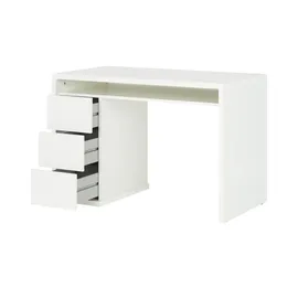 Composad Schreibtisch - Weiß - Maße cm B: 110 x 60 1 Ablagefläche - 3 Schubladen