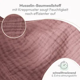 Laleni Spucktücher Rosa, Textil, Quadratisch, 70x70 cm, Pflegen, Babypflege