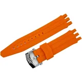 Vostok Europe Energia Rocket Silikonarmband / 26 mm/Orange/Edelstahl Schließe ZUB-EN-S-279-orang