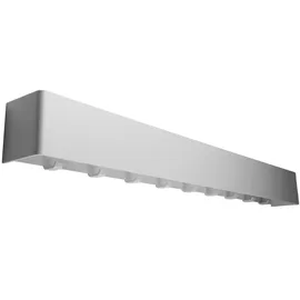 Designfabrik Hamburg Garderobenleiste Modern 80 x 8 x 7,8 cm Weiß