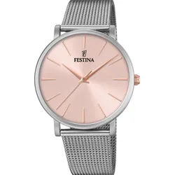 Festina Quarz Damen Boyfriend F20475/2 - rosègold,silber - 38mm