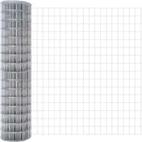 vidaXL Eurozaun 1,2 x 10 m Feuerverzinktes Eisen