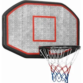 vidaXL Basketballkorb Schwarz 109 x 71 x 3 cm