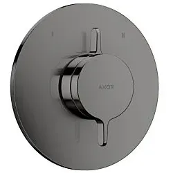 hansgrohe AXOR One Mischer 48415330 Unterputz für 2 Funktionen, polished black chrome