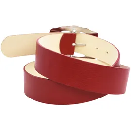 COLLEZIONE ALESSANDRO Damengürtel Leder rot 95