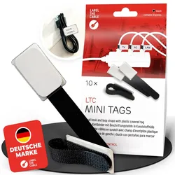 LTC MINI TAGS Schwarz - 10 St.
