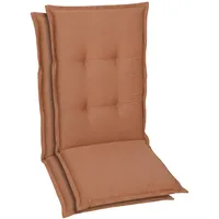 GO-DE Hochlehnerauflage GO-DE, braun, B:50cm H:7cm T:120cm, Polyester, Polyurethan,