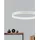 Nova Luce Motif 1-flg. Ø 80 cm rund weiß