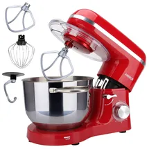 Arebos Küchenmaschine 1500 W rot