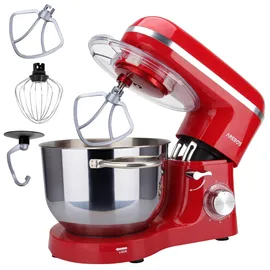 Arebos Küchenmaschine 1500 W rot