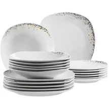 Mäser Space Dust Tafelservice 18-tlg. weiß