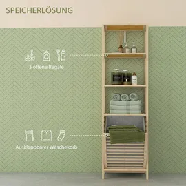 Homcom Badezimmerregal Bambus