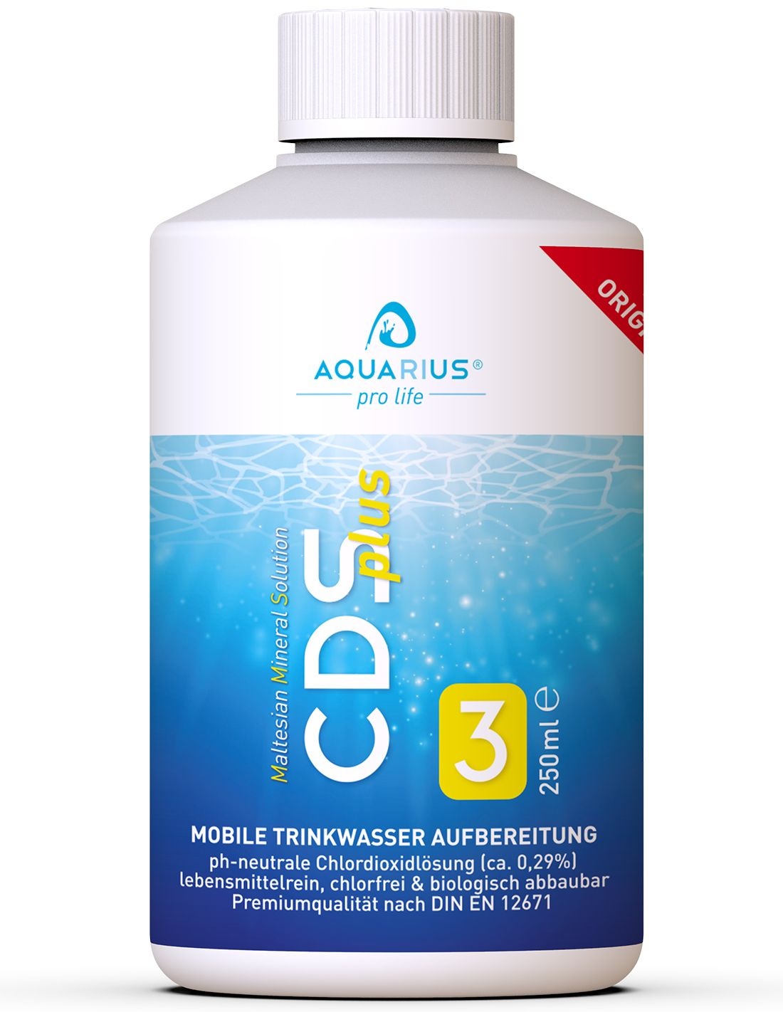 Aquarius pro life - CDSplus | Cds/Cdl Chlordioxid-Lösung Kombipackung 250 ml