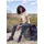 LASCANA Trekkinghose Damen Regular Blau 42