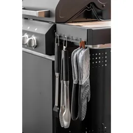 Wenko Topfhandschuhe Ada 2er-Set Silikon-Handflächen Schwarz