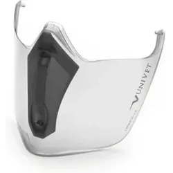 UNIVET Visier für Vollsichtbrille 6X3, klar/schwarz