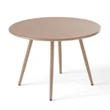 Oviala Beistelltisch Ø 50 x 34 cm Taupe