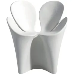 Armlehnenstuhl Clover Weiss