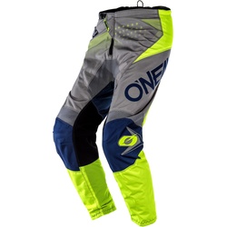 Oneal Element Factor Motocross Hose, blau-gelb, Größe 30 für Männer