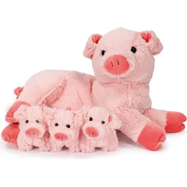 COZY NOXXIEZ Noxxiez Ferkel mit Mama 30 cm Rosa