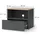 Vicco Wido Lowboard 60 x 50 cm Anthrazit/Sonoma Holzwerkstoff