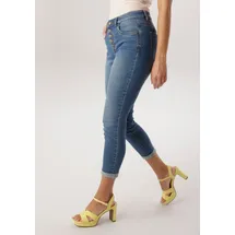 Aniston SELECTED Straight-Jeans in blue-used | Gr.: 38